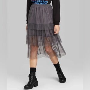 Wild Fable Tulle Grey Skirt